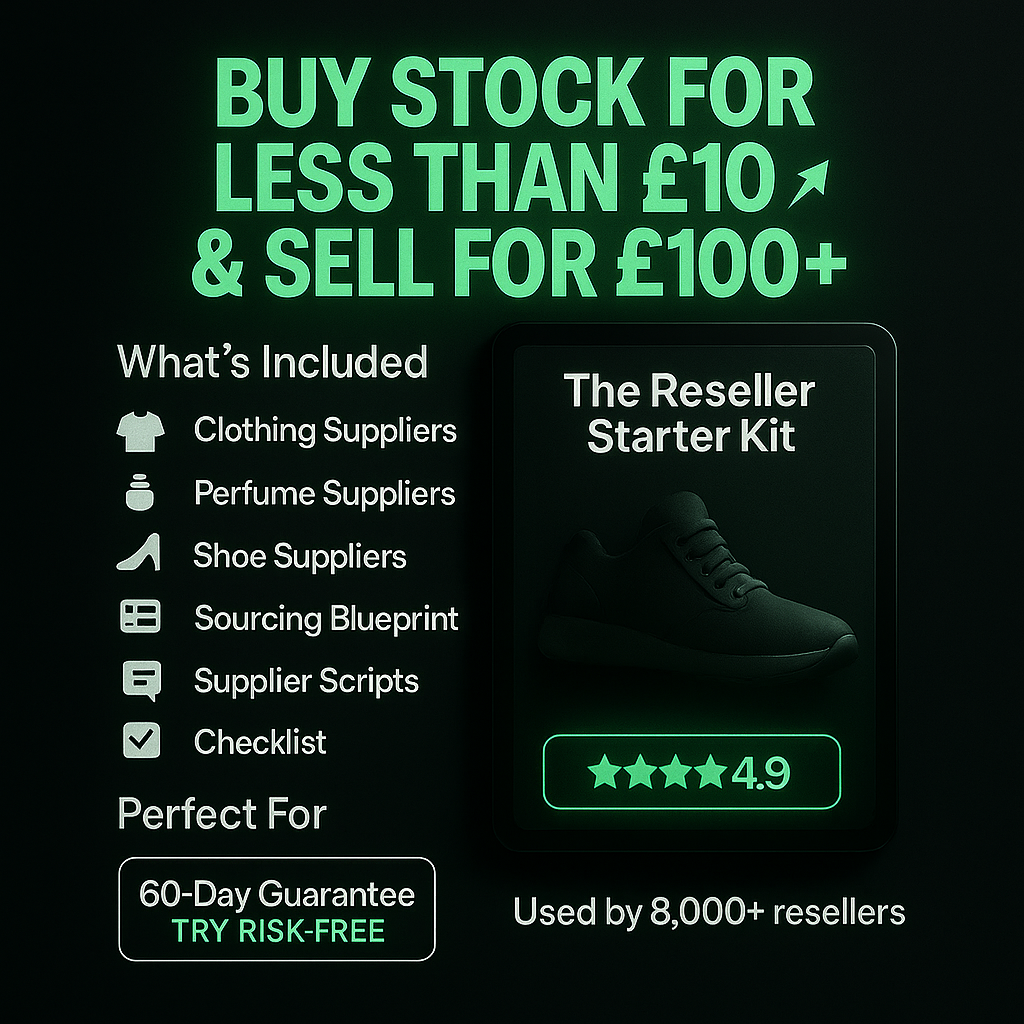 1,000+ Verified Suppliers - Profit £200+ Per item